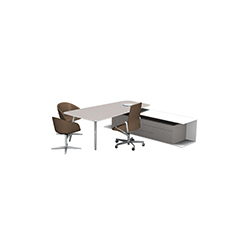 KEYPIECE COMMUNICATION DESK.大班台 利欧信工作室  WALTER KNOLL星空在线品牌