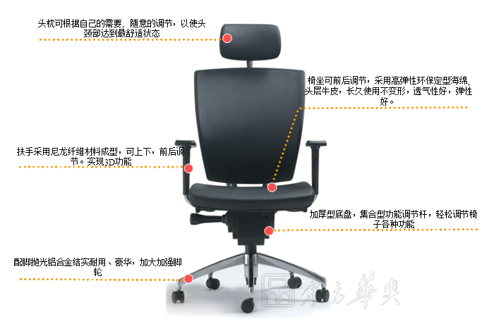 办公椅|现代真皮大班椅|办公星空在线|真皮大班椅|办公椅