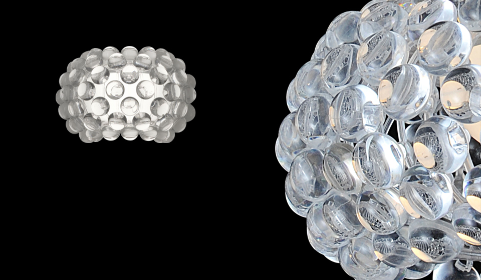 现代经典灯饰|壁灯|办公星空在线|Foscarini-Caboche lamp 意大利简约奢华 宙斯的汗珠 卡波球 宝石壁灯
