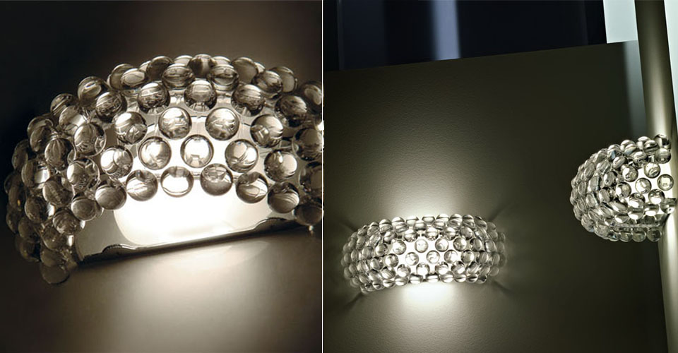 现代经典灯饰|壁灯|办公星空在线|Foscarini-Caboche lamp 意大利简约奢华 宙斯的汗珠 卡波球 宝石壁灯