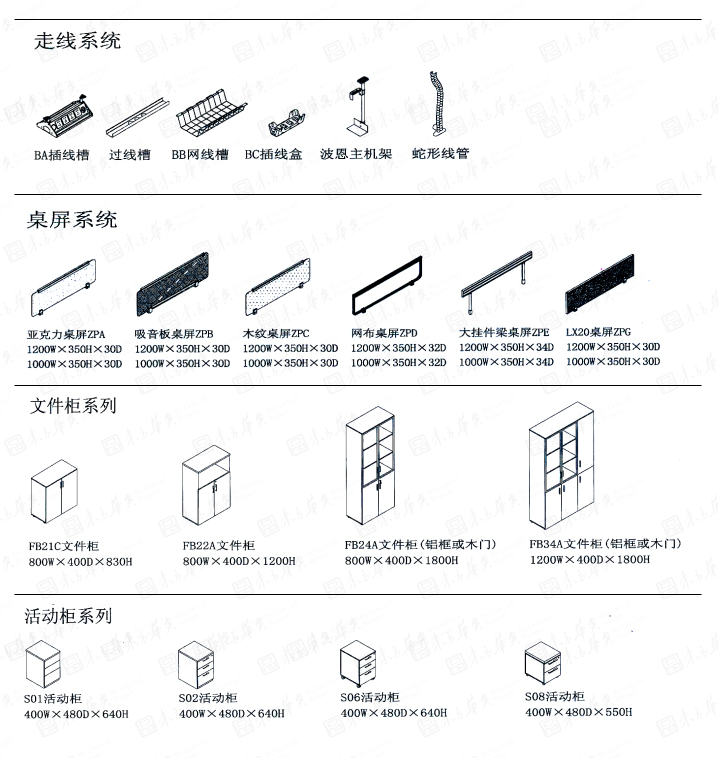 系统办公星空在线|Bri|办公星空在线|Bri柏瑞斯|现代时尚简约员工办公桌，职员桌，办公屏风