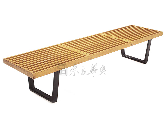 现代经典休闲椅|木制休闲椅|办公星空在线|休闲椅 CG-Nelson-Bench