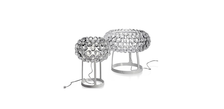 现代经典灯饰|台灯|办公星空在线|FOSCARINI Caboche 压克力水晶质感卡波球台灯 CGT79607